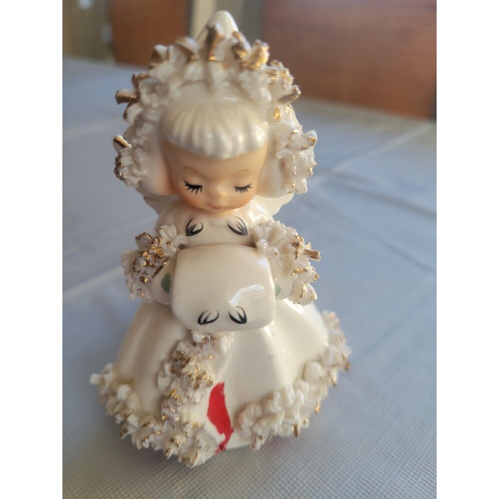 Holt Howard 1958 Vintage Christmas Spaghetti Angel Muff